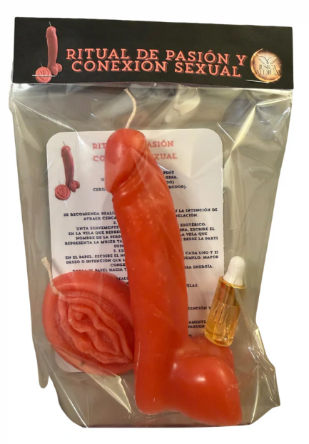 Velas ritual de pasión y conexión sexual